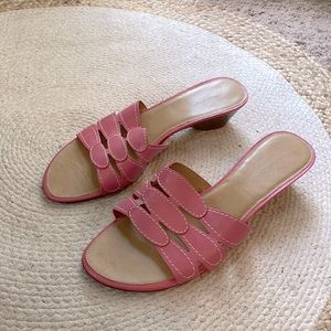 Pink comfort sandals
